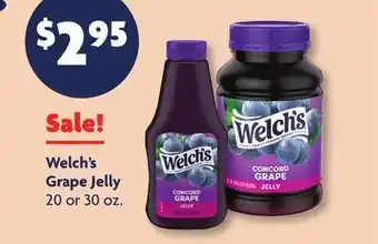 Family Dollar Welch's Grape Jelly offer