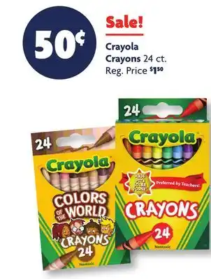 Family Dollar Crayola Crayons offer