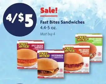 Family Dollar Fast Bites Sandwiches offer