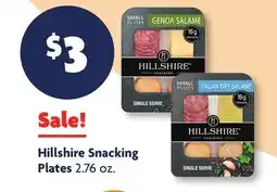 Family Dollar Hillshire Snacking Plates offer