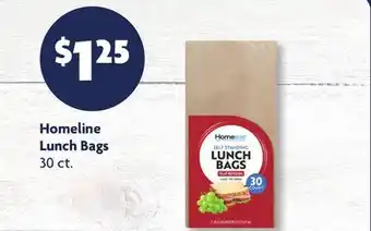 Family Dollar Homeline Lunch Bags offer