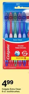 Target Colgate Extra Clean 6-ct. toothbrushes offer