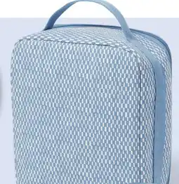 Target Room Essentials 100% recycled cotton blue print lunch bag offer