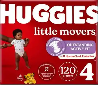 Target Huggies Little Movers 120 - ct. diapers offer