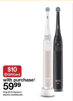 Target Oral-B iO Series 2 electric toothbrush offer