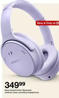 Target Bose QuietComfort Bluetooth wireless noise-cancelling headphones offer