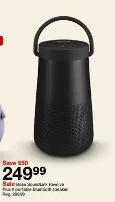 Target Bose SoundLink Revolve Plus II portable Bluetooth speaker offer