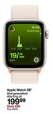 Target Apple Watch SE 2nd generation offer