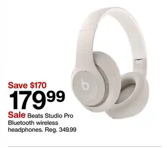 Target Beats Studio Pro Bluetooth wireless headphones offer