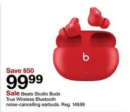 Target Beats Studio Buds True Wireless Bluetooth noise - cancelling earbuds offer