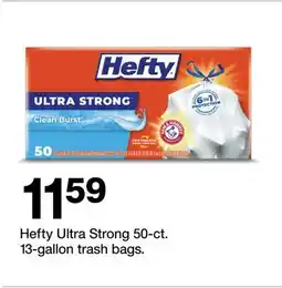 Target Hefty Ultra Strong 50-ct. 13-gallon trash bags offer