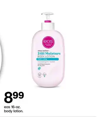 Target eos 16-oz. body lotion offer