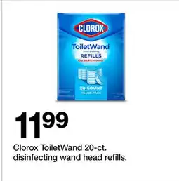 Target Clorox ToiletWand 20-ct. disinfecting wand head refills offer