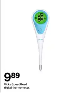 Target Vicks SpeedRead digital thermometer offer