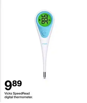Target Vicks SpeedRead digital thermometer offer