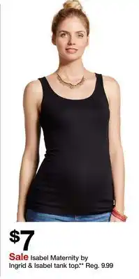 Target Isabel Maternity by Ingrid & Isabel tank top offer