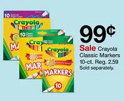 Target Crayola Classic Markers 10-ct offer