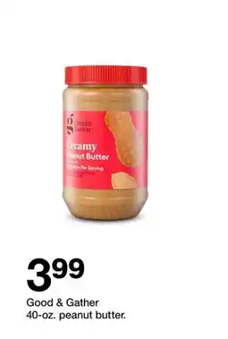 Target Good & Gather 40-oz. peanut butter offer