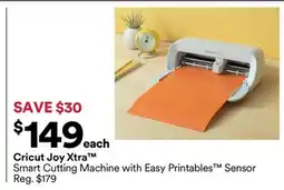 Michaels Cricut Joy Xtra Smart Cutting Machine with Easy Printables Sensor offer