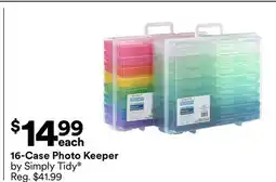 Michaels 16-Case photo Keeper by Simply Tidy offer