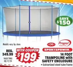 Big 5 Sportspower 14' Trampoline with Safety Enclosure offer