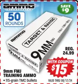 Big 5 Ammo, Inc. 9MM FMJ Training Ammo offer