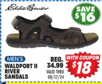 Big 5 Eddie Bauer Waldport II Men's River Sandals offer