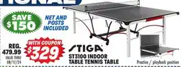 Big 5 Stiga ST3100 Indoor Table Tennis Table offer