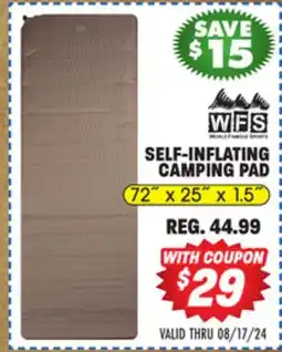 Big 5 World Famous Sports Self-Inflating Sleeping Pad offer