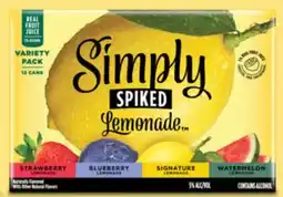 Target Select Simply Spiked 12-pk. hard drinks offer