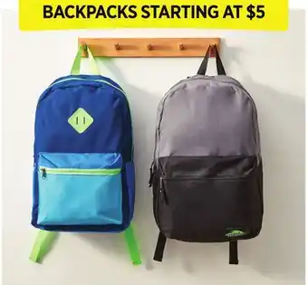 Dollar General BACKPACKS offer