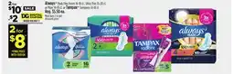 Dollar General Always , Tampax offer