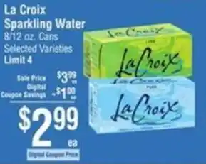 Smart & Final La Croix Sparkling Water offer