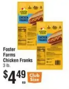 Smart & Final Foster Farms Chicken Franks offer