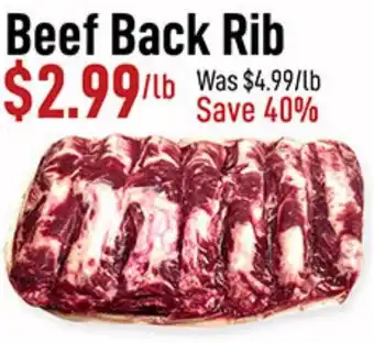 Seafood City Beef Back Rib offer