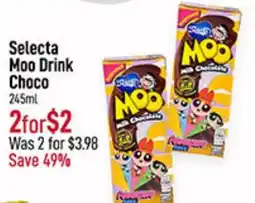 Seafood City Selecta Moo Drink Choco 245ml offer