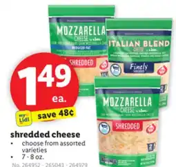 Lidl shredded cheese offer