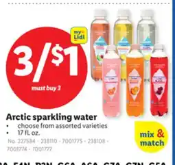 Lidl Arctic sparkling water offer