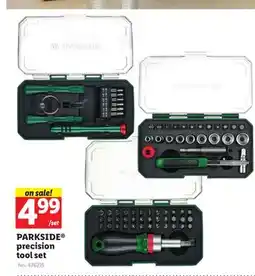 Lidl PARKSIDE precision tool set offer