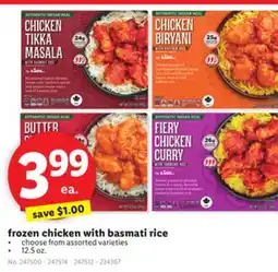 Lidl frozen chicken with basmati rice offer