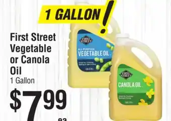 Smart & Final First Street Vegetable or Canola Oil offer