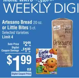 Smart & Final Artesano Bread or Little Bites offer