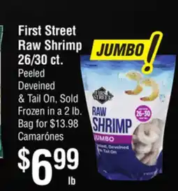 Smart & Final First Street Raw Shrimp 26/30 ct offer