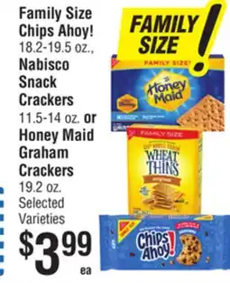 Smart & Final Family Size Chips Ahoy!, Nabisco Snack Crackers or Honey Maid Graham Crackers offer
