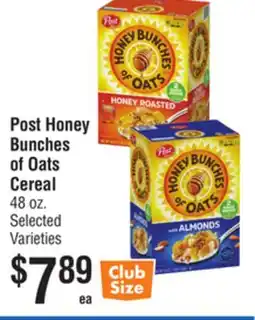 Smart & Final Post Honey Bunches of Oats Cereal offer