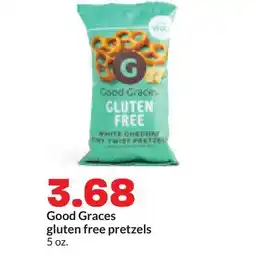 Hy-Vee Good Graces gluten free pretzels offer