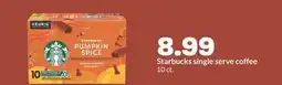 Hy-Vee Starbucks single serve coffee offer