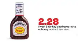 Hy-Vee Sweet Baby Ray's barbecue sauce or honey mustard offer