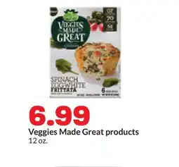 Hy-Vee Veggies Made Great products offer