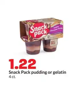 Hy-Vee Snack Pack pudding or gelatin offer
